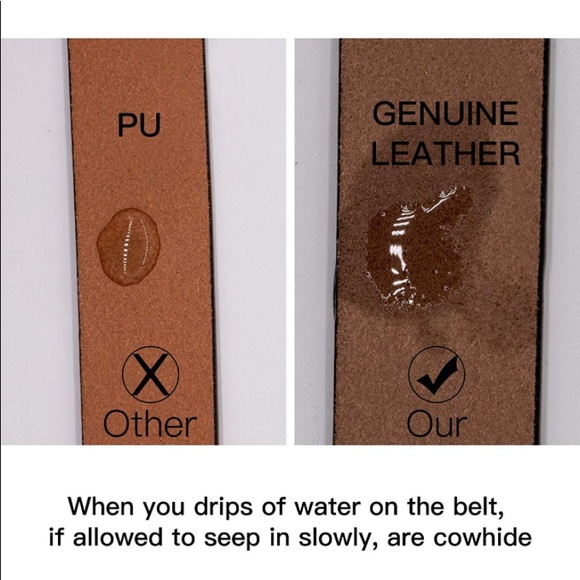 Leopard Print Genuine Leather Belt with Alloy Buckle - Picture 5 of 6